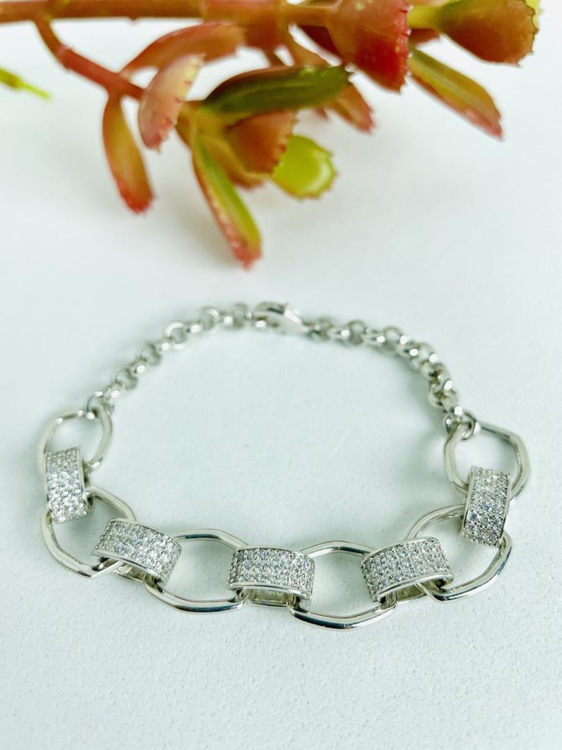 Pulseira Elos Cravejada