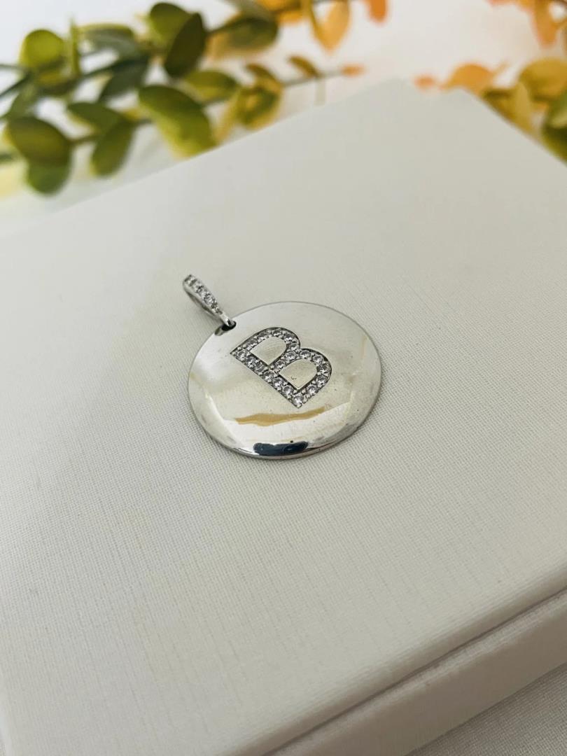 Pingente Inicial Letra B