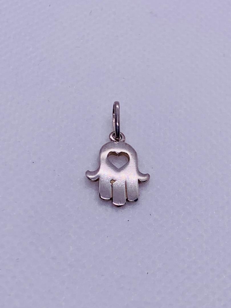 Pingente Mão De Fada Com Coração Vazado