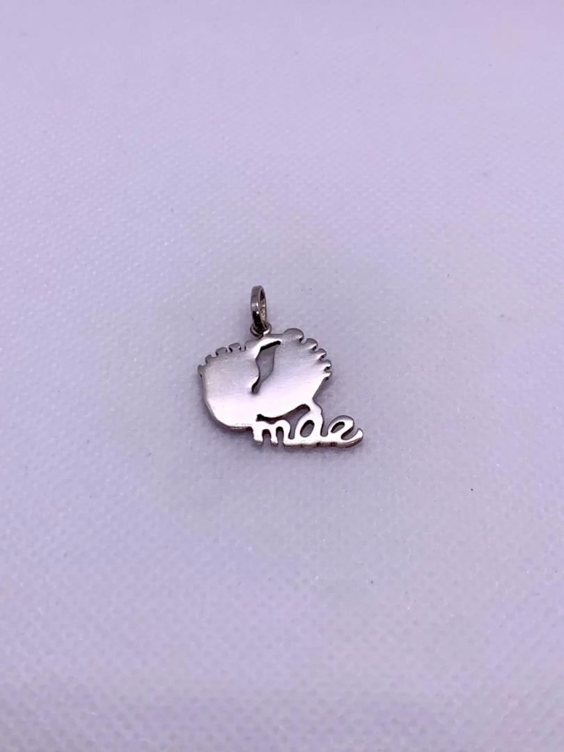 Pingente Prata 925 Mãe
