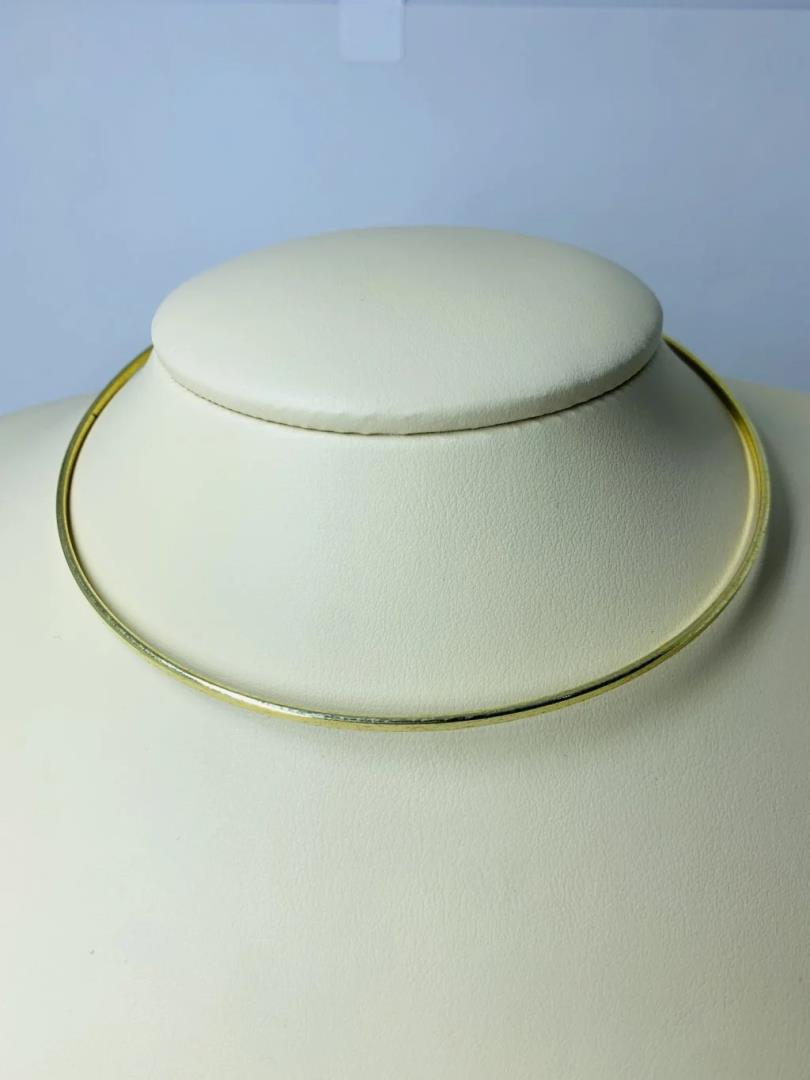 Aro Aberto Fino Com Banho De Ouro 18K