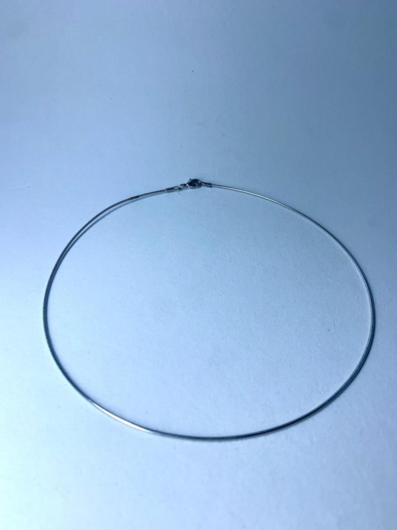 Aro Fino Aço Com Banho De Ródio - Imagem 2