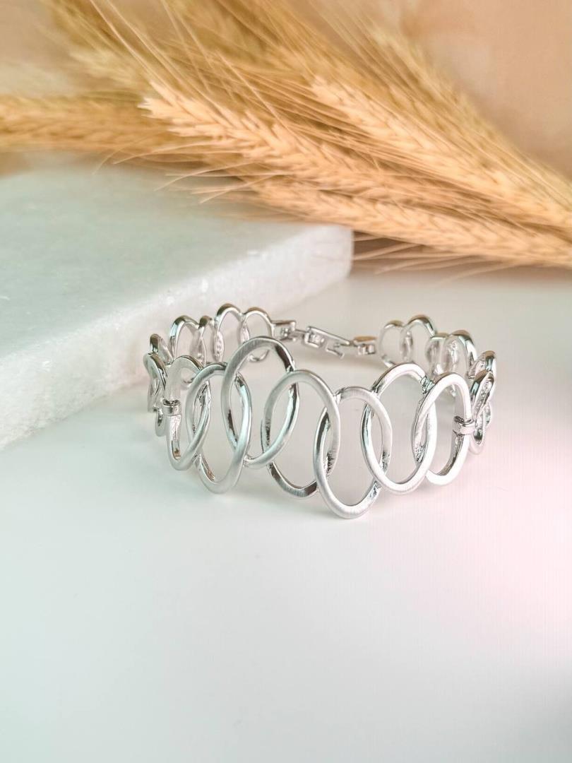 Bracelete Ródio Branco