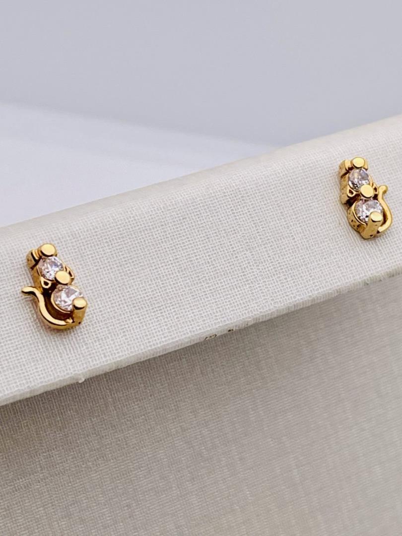 Brincos Formato Gatinho - Imagem 2