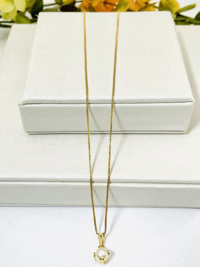 Colar com Pingente de Pérola