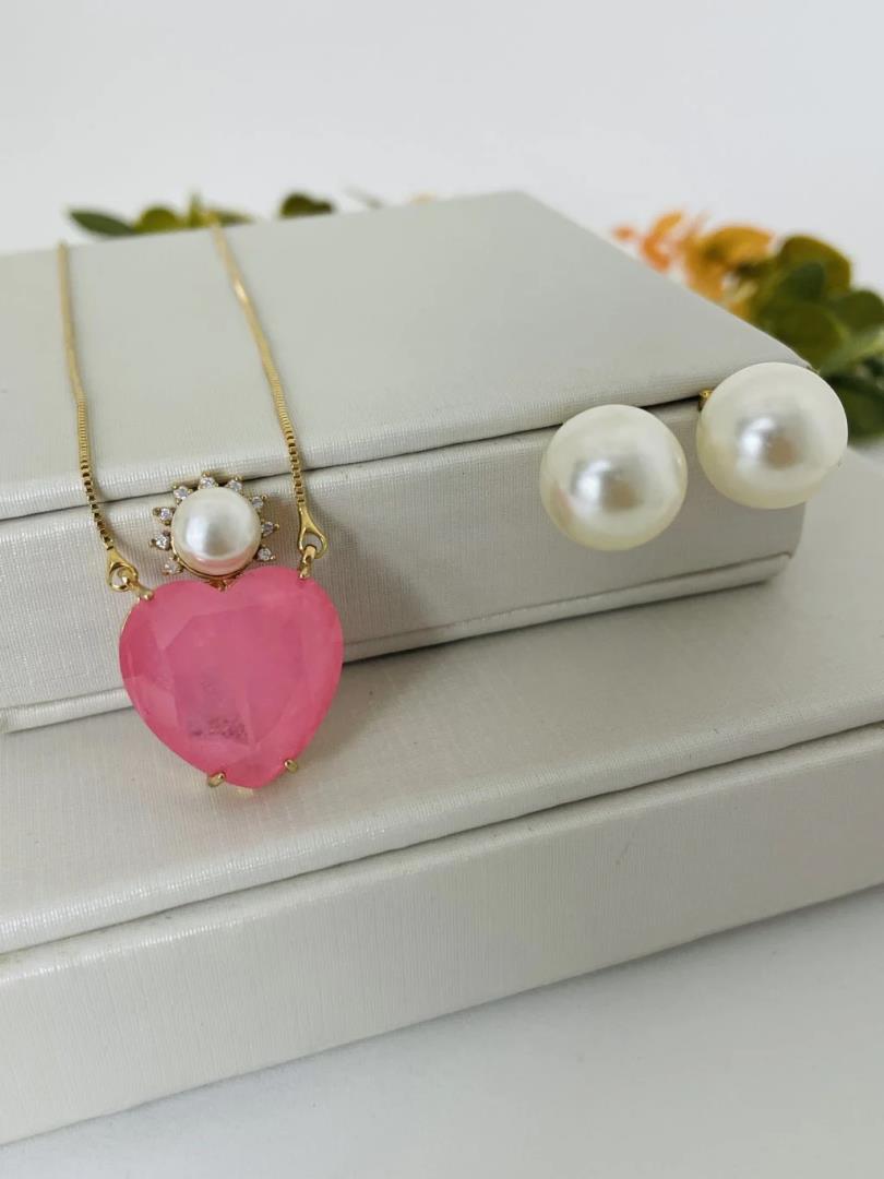 Conjunto Colar e Brinco