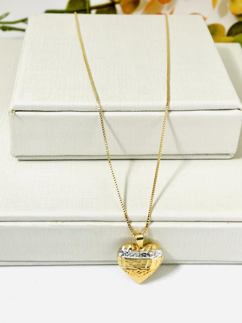 Corrente com Pingente 3 Ouros