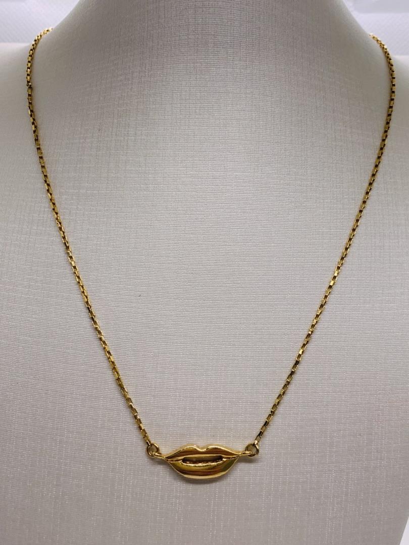 Corrente Com Pingente De Beijo