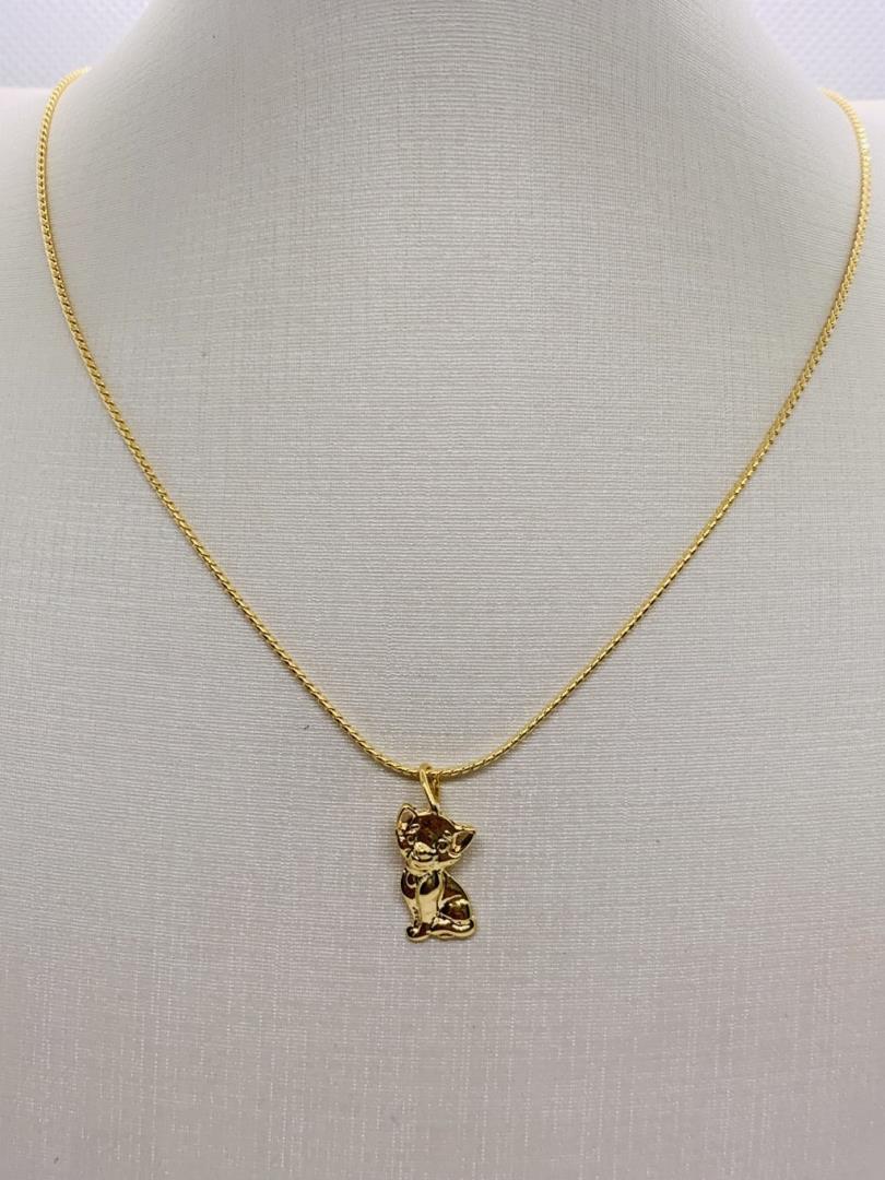 Corrente Com Pingente Gatinho