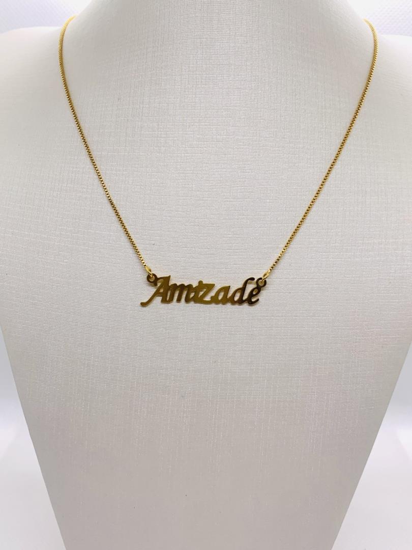 Corrente Veneziana Com Pingente Amizade