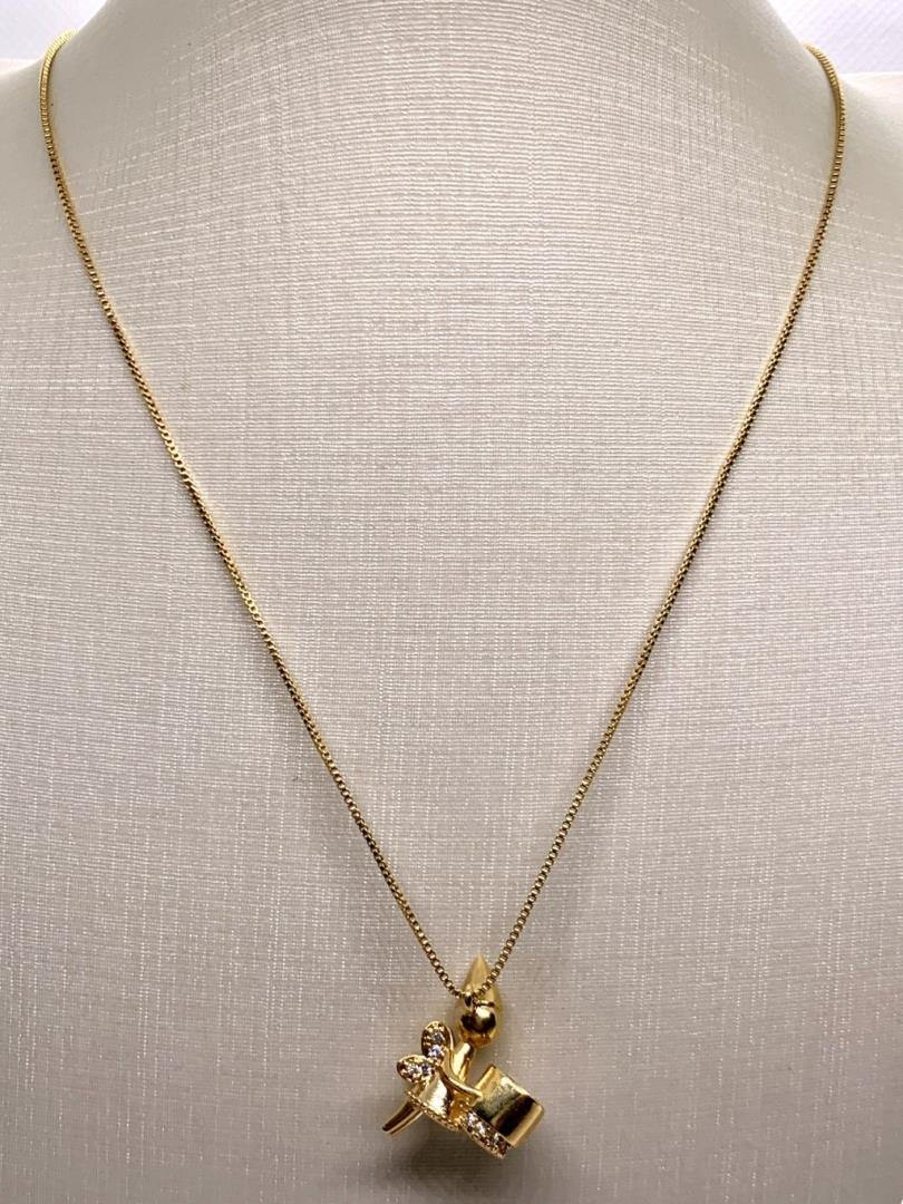 Corrente Veneziana Com Pingente Para Dente De leite