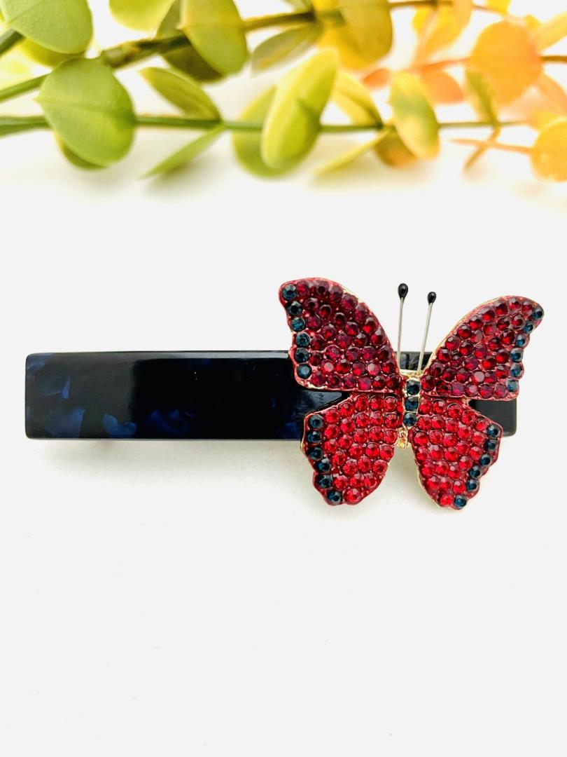 Fivela Borboleta com Pedras Cravejas