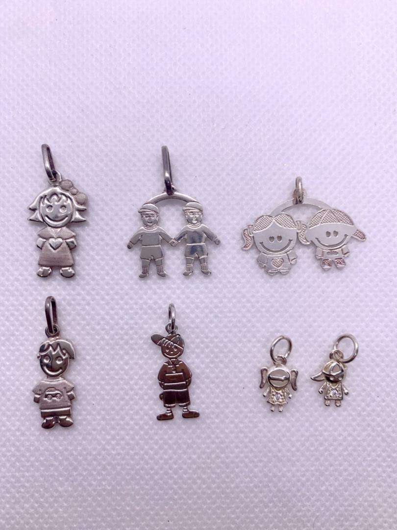 Pingente De Prata Filhos