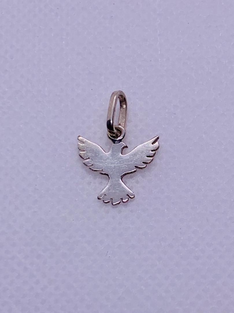 Pingente Do Espírito Do Santo Em Prata 925