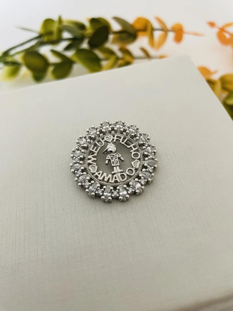 Pingente Filho com Cravejamento