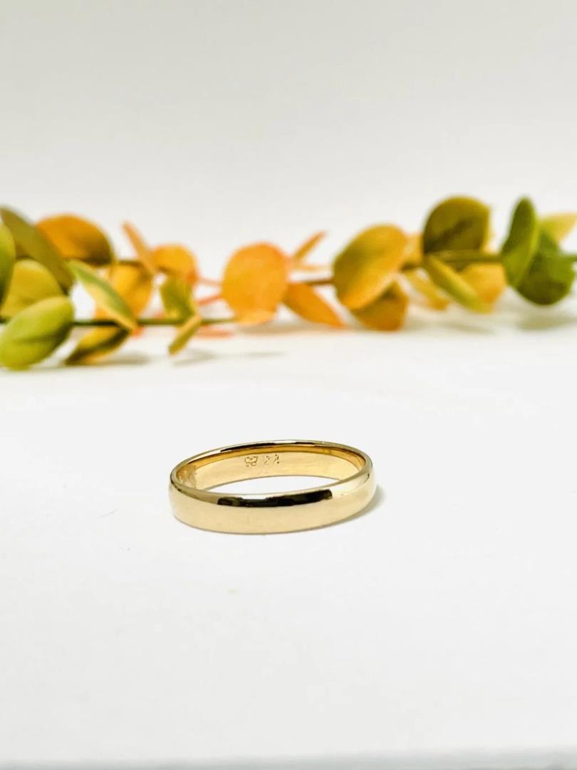 Aliança Banho de Ouro 18 K