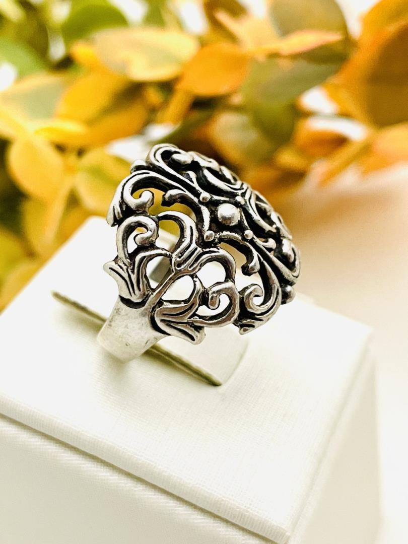 Anel de Prata Envelhecido