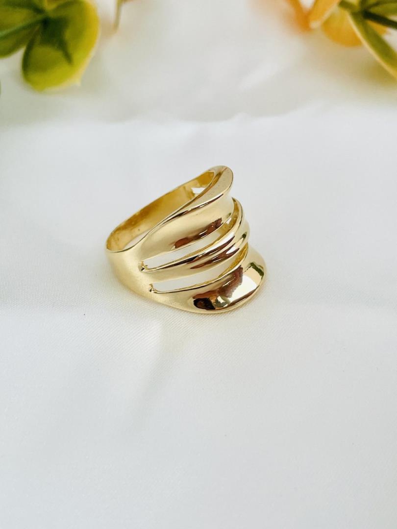 Anel Dourado 3 Alianças