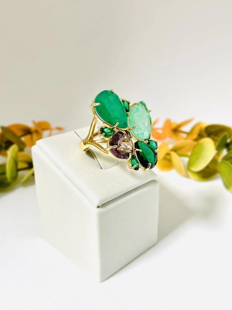 Anel Lolrance Banho de Ouro