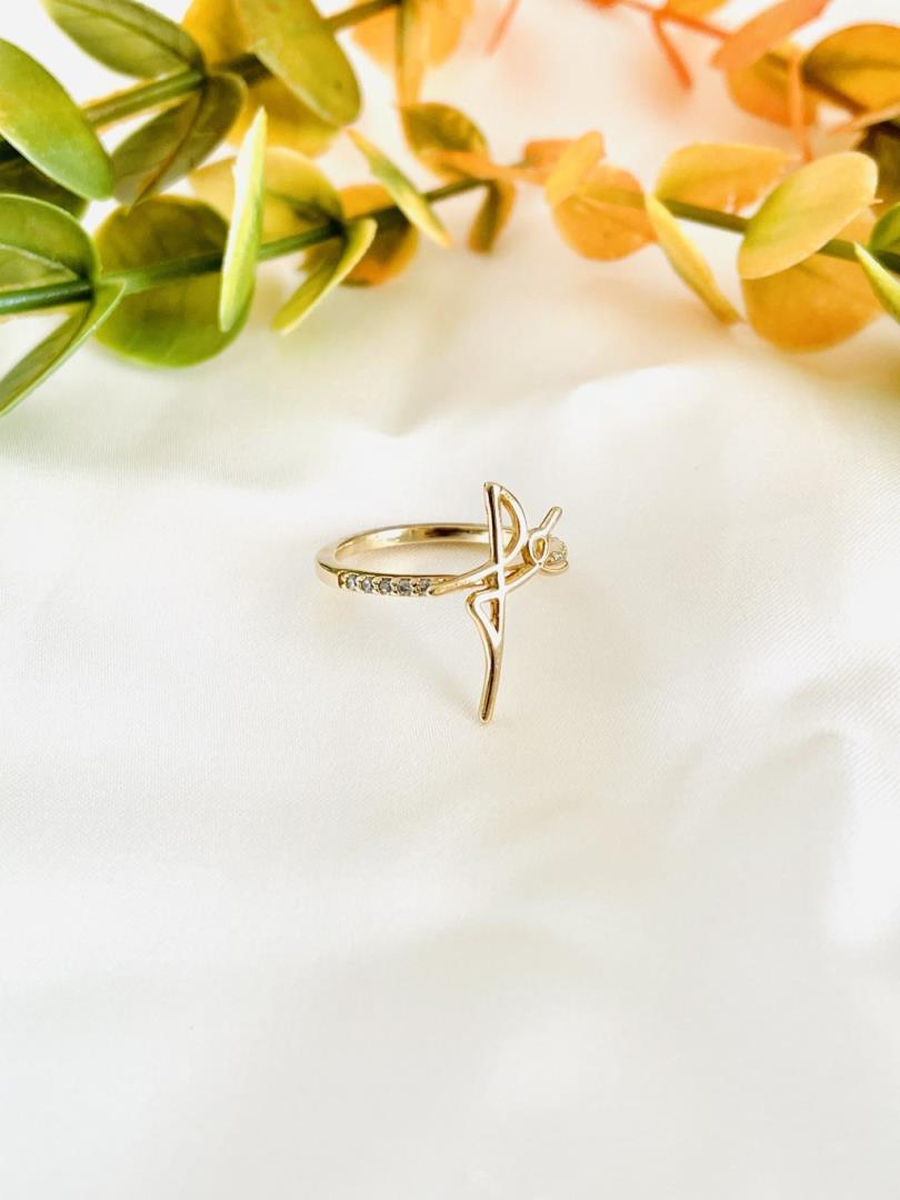 Anel Fé Cravejado - Imagem 2