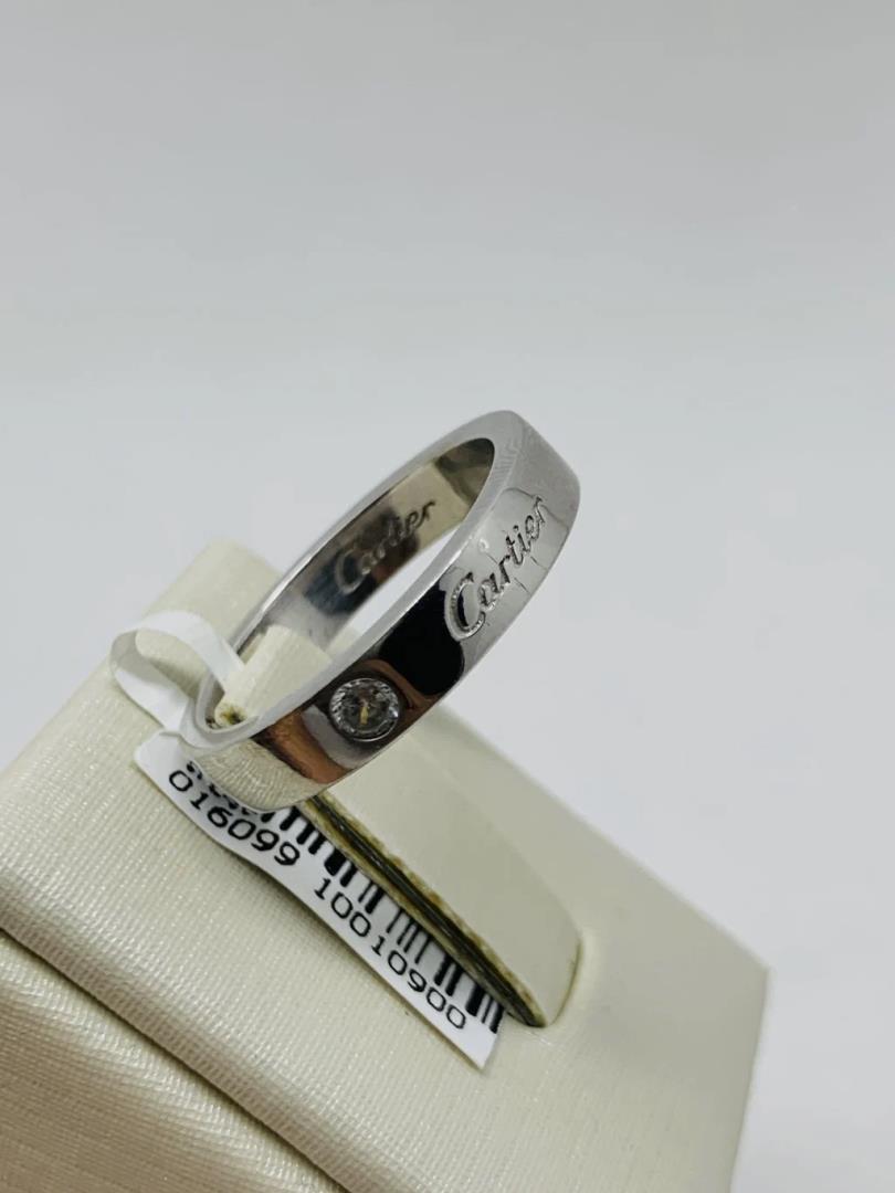 Anel Cartier Com Zicônia Cravejada