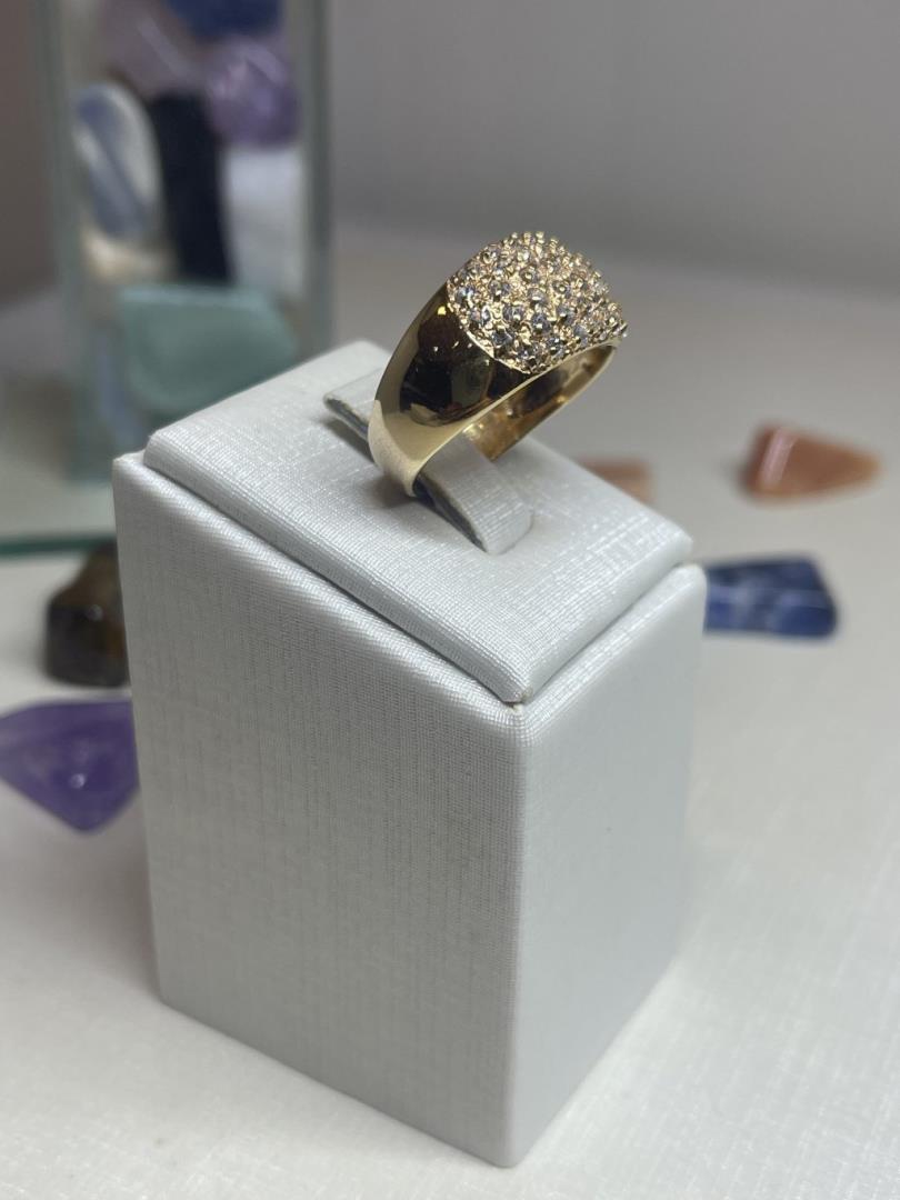 Anel Cravejado Aro 25 - Imagem 2