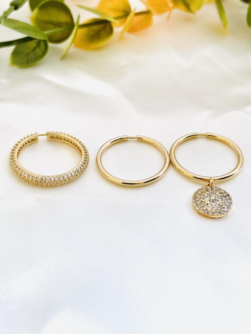 Anel Cravejado com Pingente - Imagem 2